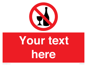 Custom prohibition no alcohol